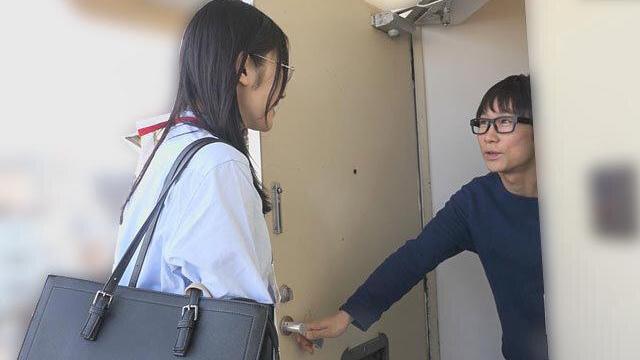【守屋よしの】優しい秘書が絶倫デカチン男優に翻弄…筆おろし予定が激ピス連続絶頂で長身ボディが悶絶イキ狂う！