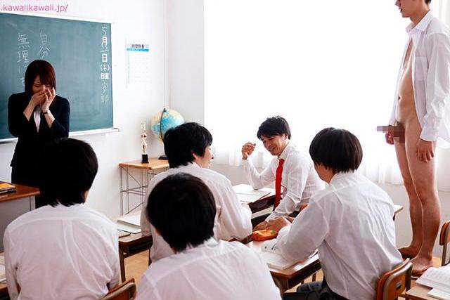 【伊藤舞雪】拘束レ×プ輪姦の巨乳新米女教師…不良生徒の絶倫ピストンで屈辱アクメ連発の肉便器化！