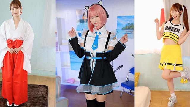 【小野六花】デビュー5周年で日替わり31コスプレ祭り…セーラー服からSM嬢までカワイイ六花たんで毎日射精無制限♡