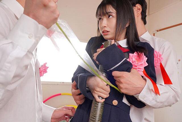 【倉本すみれ】卒業記念レ×プで絶倫モブ男の串刺しイラマ…上京寸前美少女が身勝手中出し地獄に堕ちる！